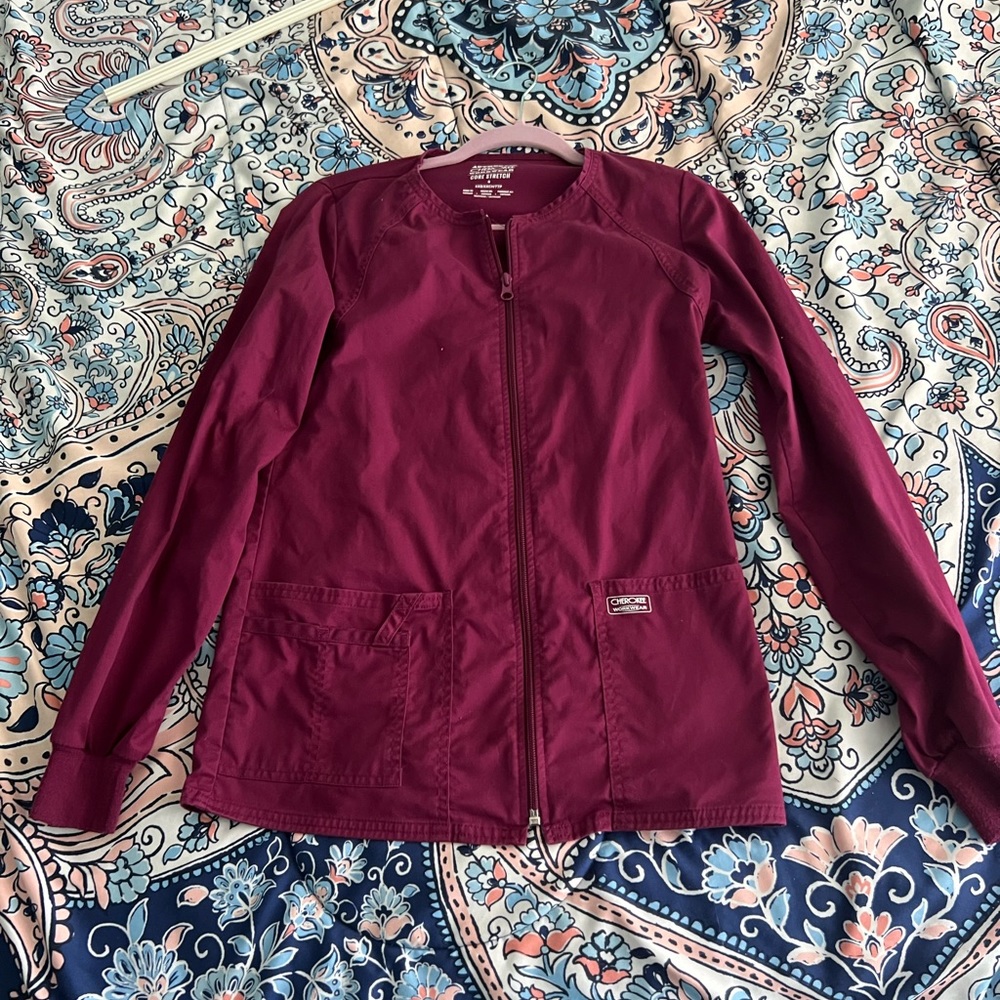 Cherokee scrub jacket